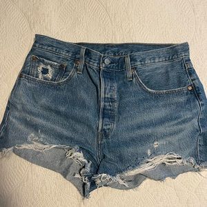 Womens Levi’s Premium 501 original shorts W32